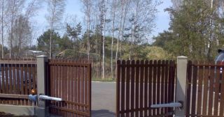Купить распашные ворота из штакетника Михайловка, цена от 2723 руб.